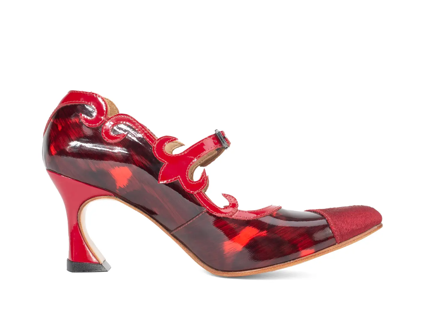 John Fluevog Emmeline Talon Charles IX Avec Appliqué