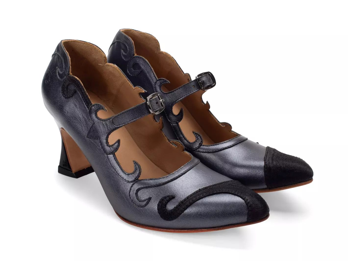 John Fluevog Emmeline Talon Charles IX Avec Appliqué