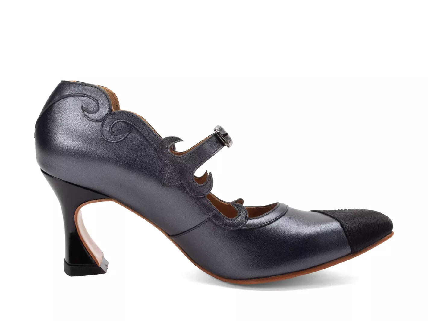 John Fluevog Emmeline Talon Charles IX Avec Appliqué