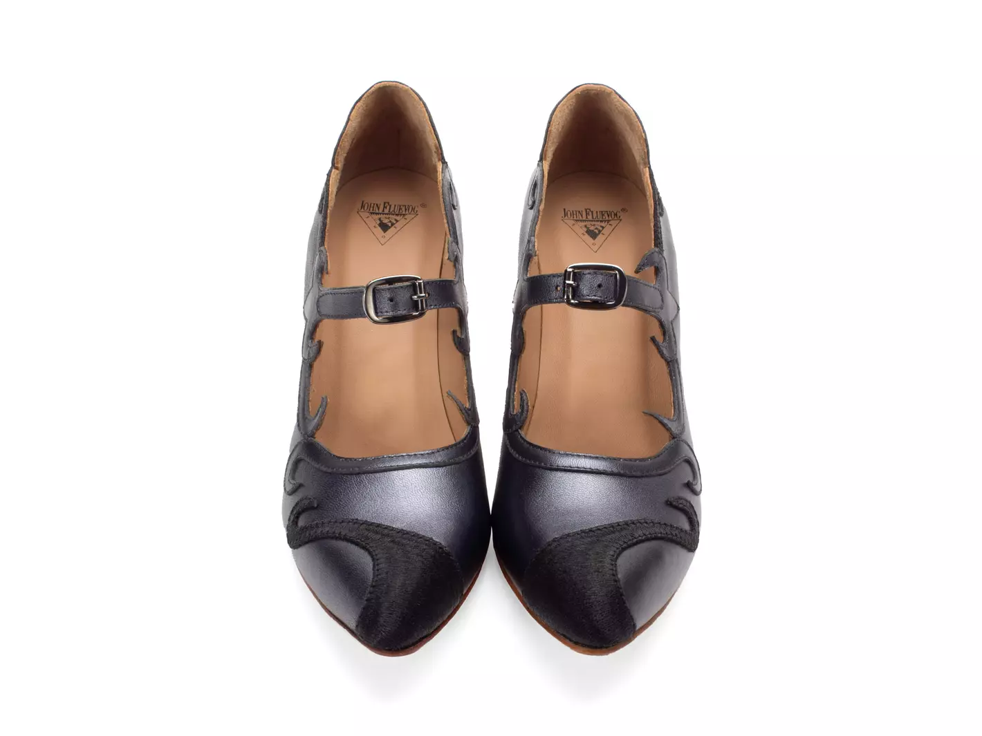 John Fluevog Emmeline Talon Charles IX Avec Appliqué