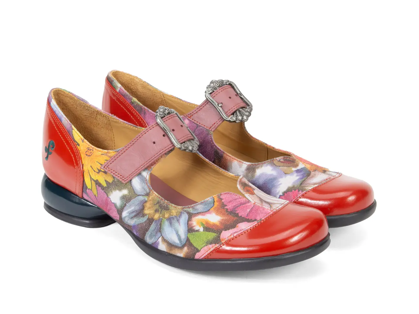 John Fluevog Esser Charles IX à Talon Plat Avec Boucle