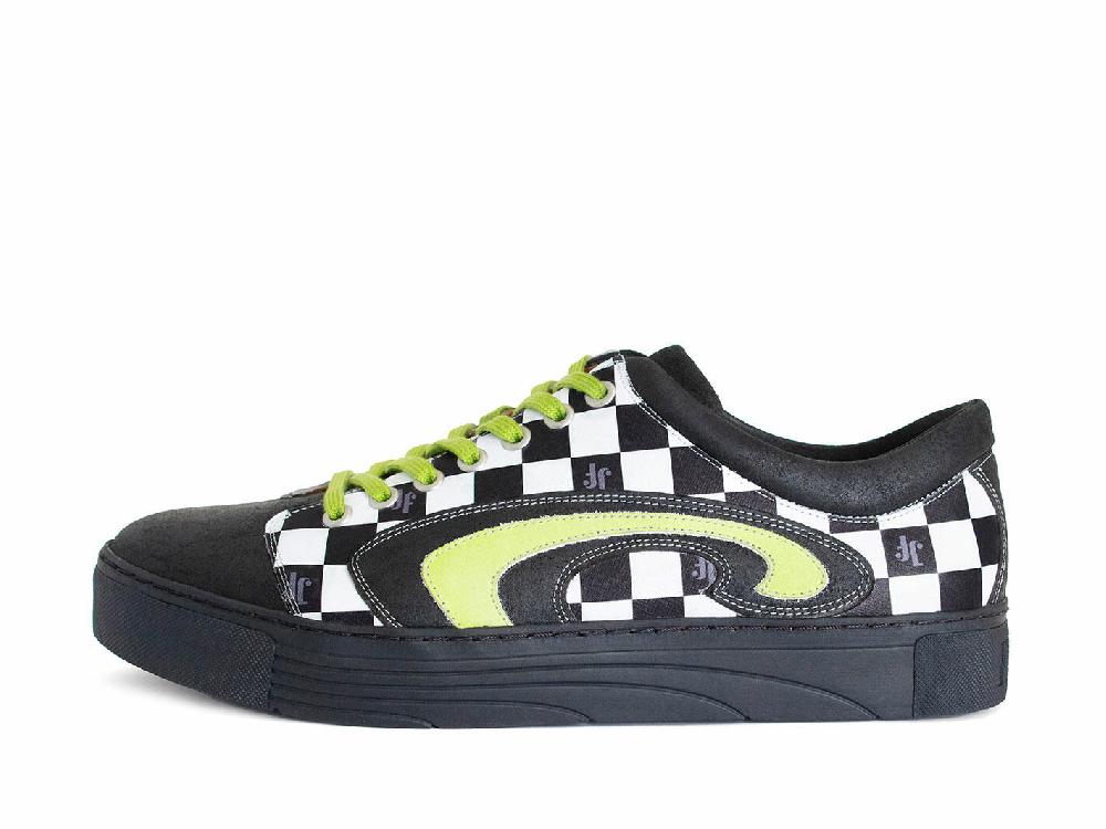 john fluevog Fakie Chaussure de sport lacée avec tourbillon