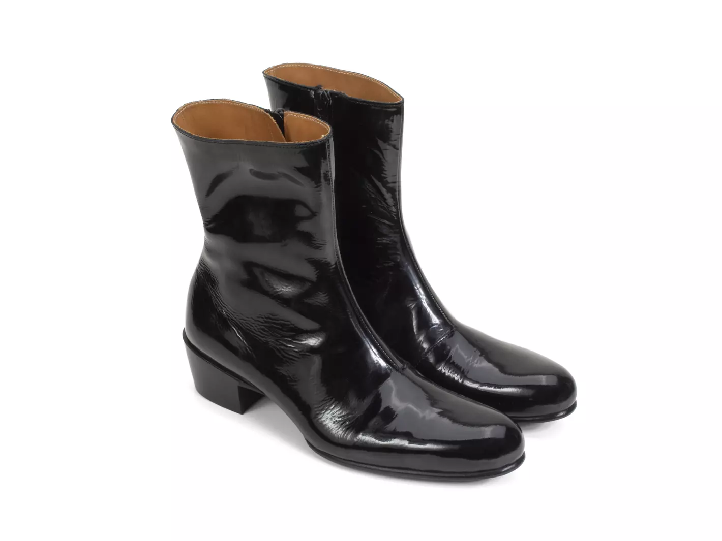 John Fluevog Finn Botte En Cuir à Fermeture à Glissière