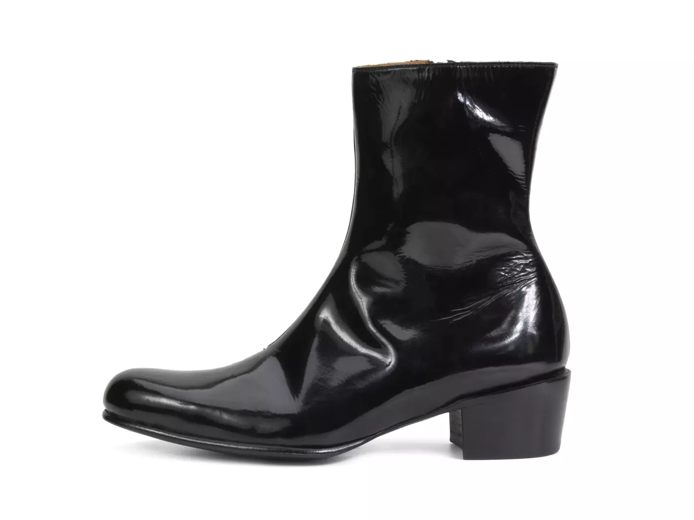 john fluevog Finn Botte en cuir à fermeture à glissière