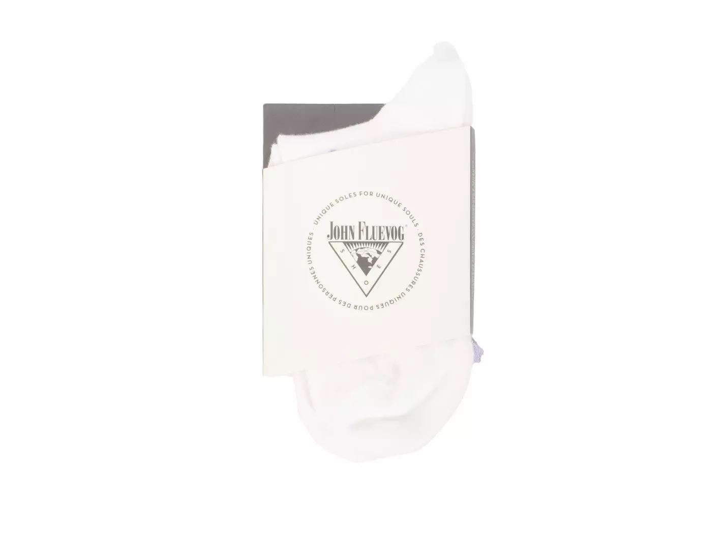 John Fluevog Fiona Vog Socks Chaussette à Volant En Dentelle