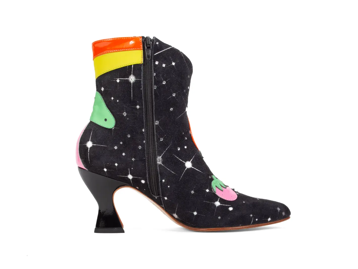 John Fluevog Franz Bottillon Avec Appliques Psychédéliques