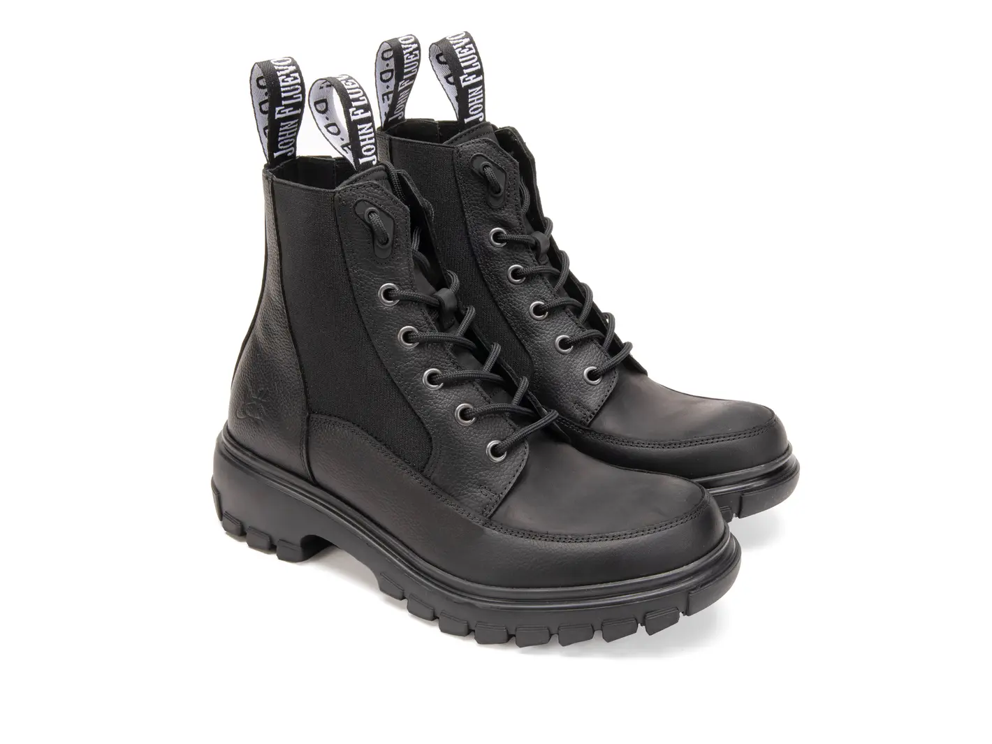 John Fluevog Friday Bottine Cambrée à Lacets De Tous Les Jours