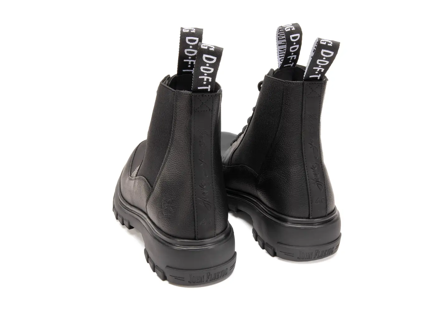 John Fluevog Friday Bottine Cambrée à Lacets De Tous Les Jours