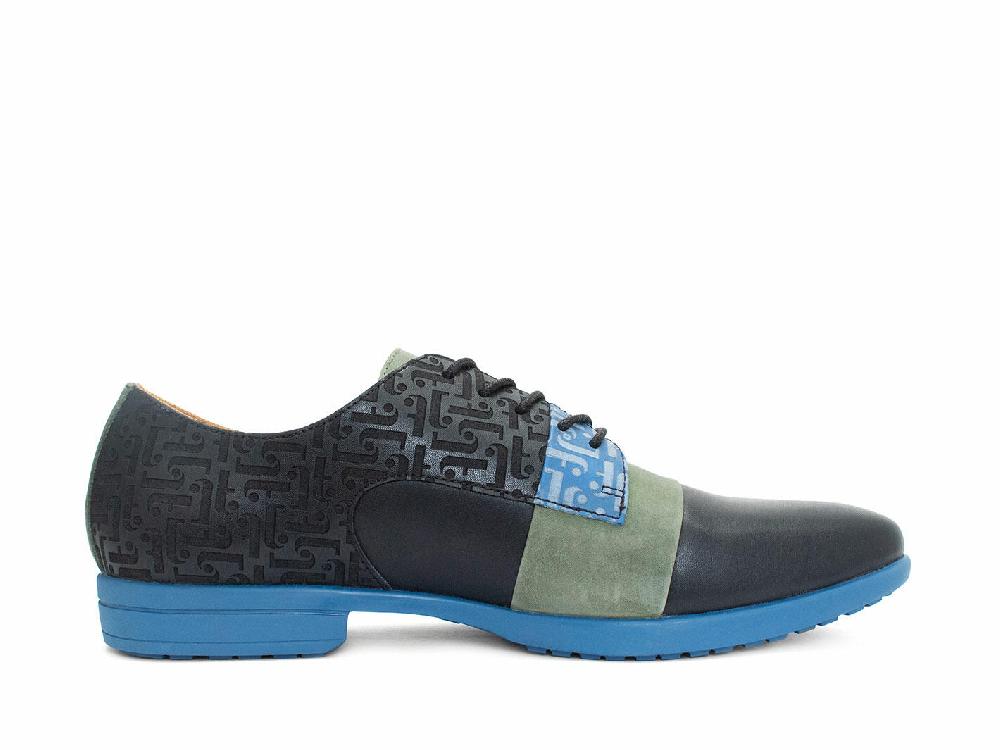 John Fluevog Fuller Chaussure Lacée à Couleurs Contrastantes