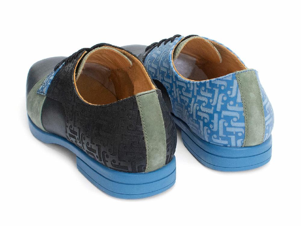 John Fluevog Fuller Chaussure Lacée à Couleurs Contrastantes