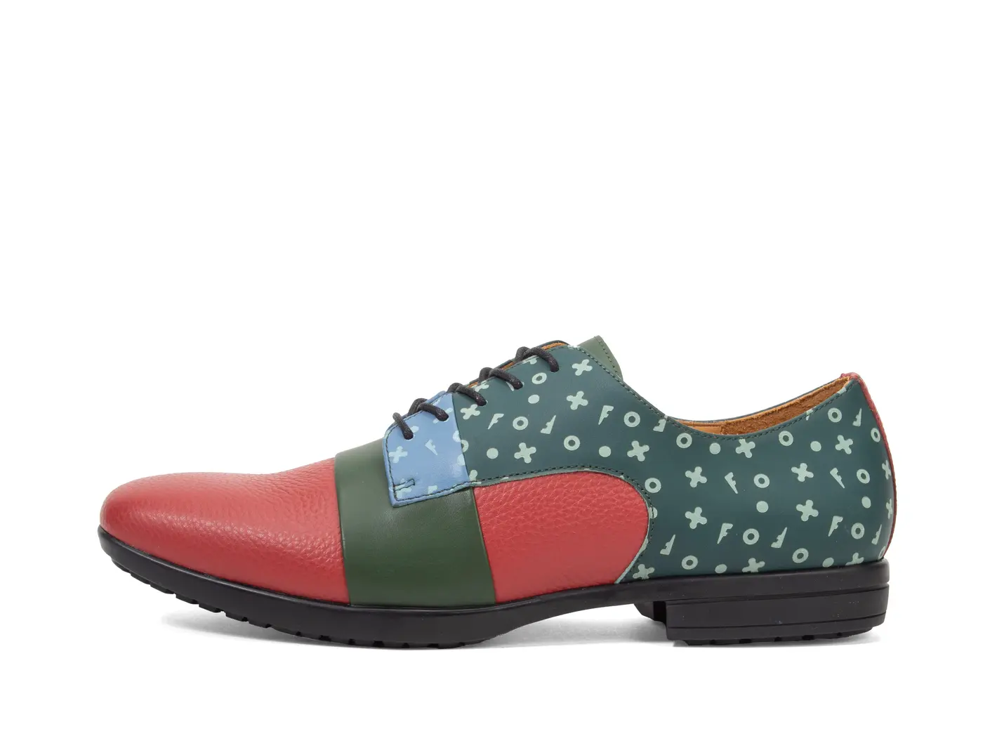 john fluevog Fuller Chaussure lacée à couleurs contrastantes