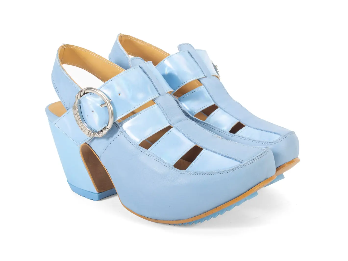 John Fluevog Gator Sandale De Pêcheur à Plateforme Avec Bride Arrière