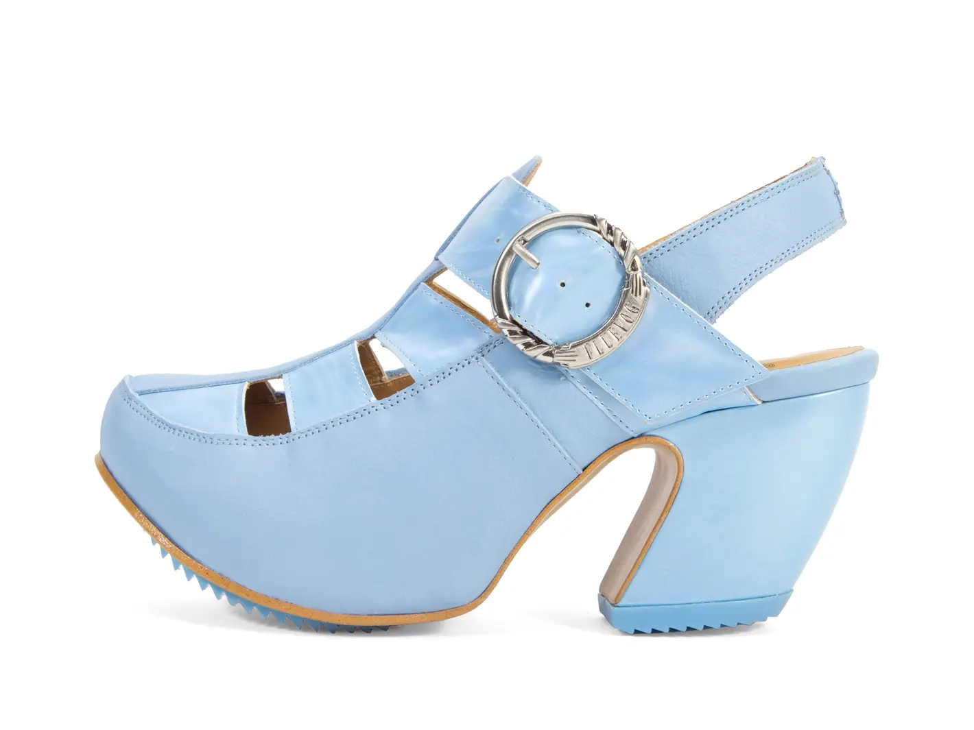 john fluevog Gator Sandale de pêcheur à plateforme avec bride arrière