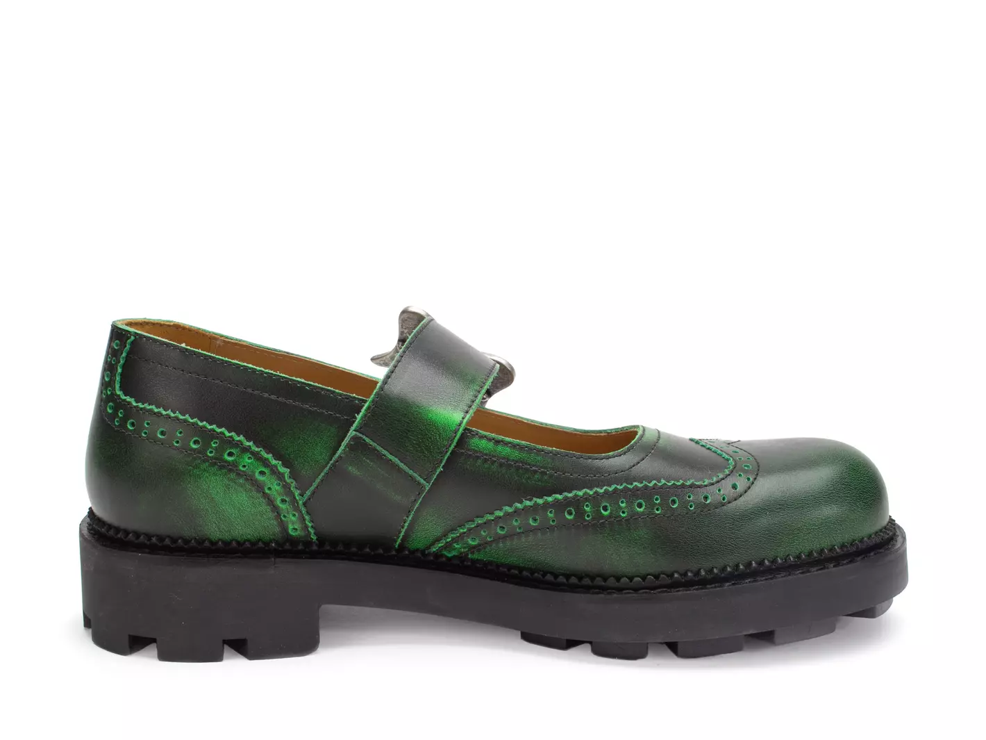 John Fluevog Gillian Charles IX à Bout Fleuri Avec Boucle