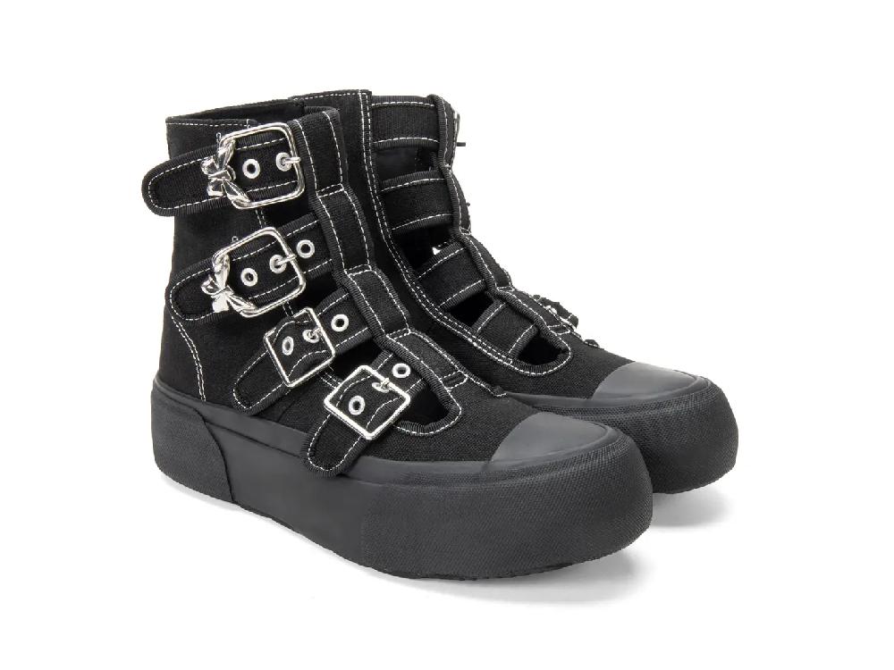 John Fluevog Givens Bottillon Montant De Style Gladiateur