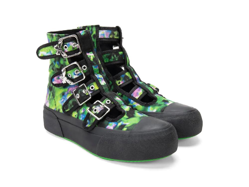 John Fluevog Givens Bottillon Montant De Style Gladiateur