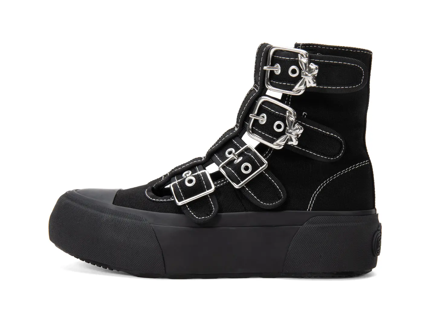 john fluevog Givens Bottillon montant de style gladiateur