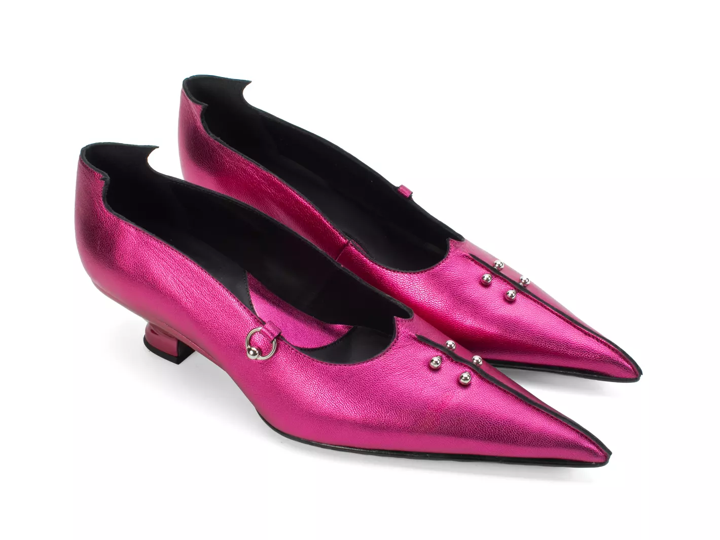 John Fluevog Hilda Escarpin Avec Perçages Métalliques