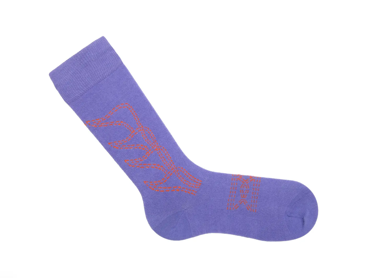 John Fluevog Indy Vog Socks Western Boot Knee-High Socks