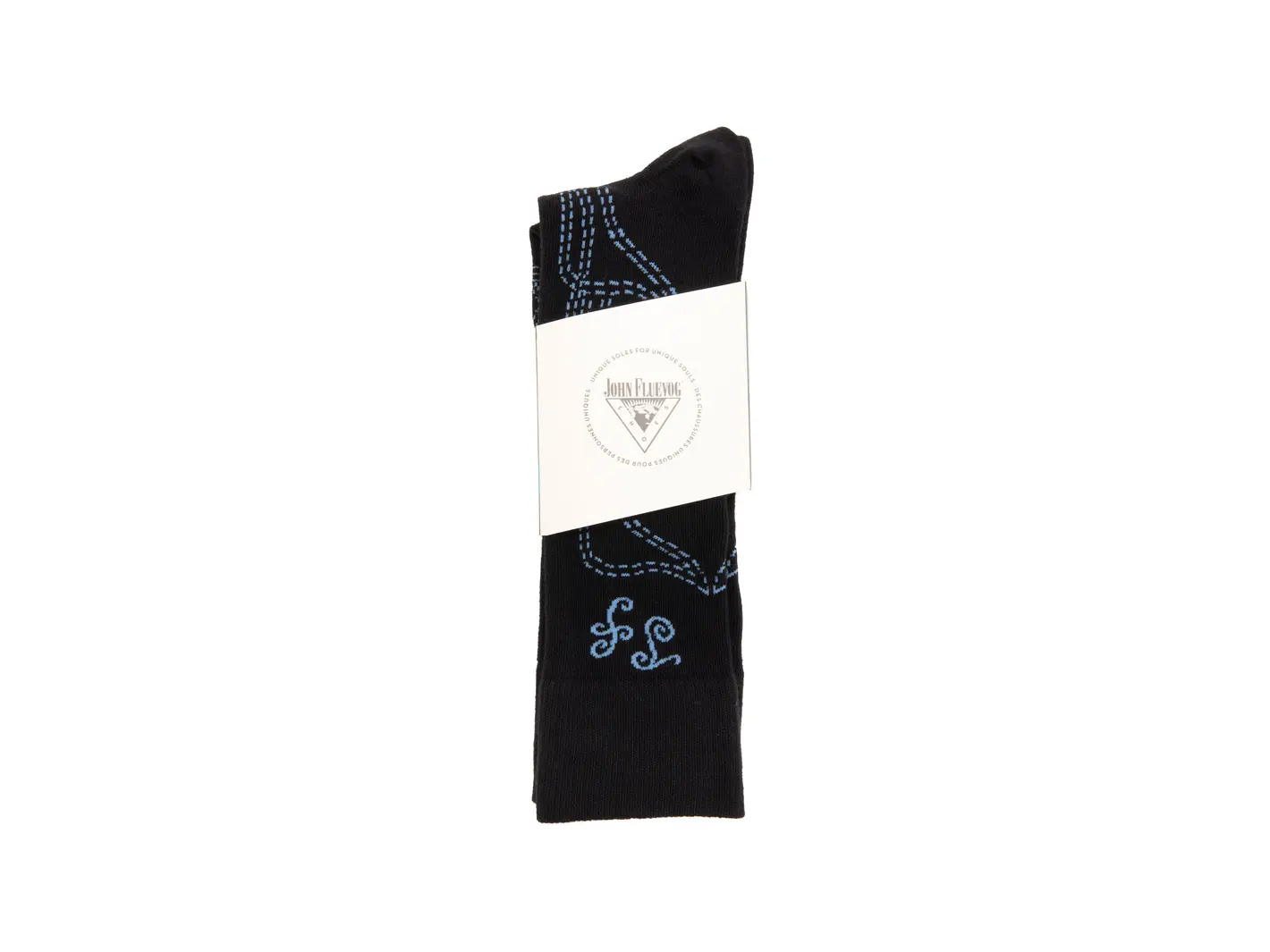 John Fluevog Indy Vog Socks Western Boot Knee-High Socks