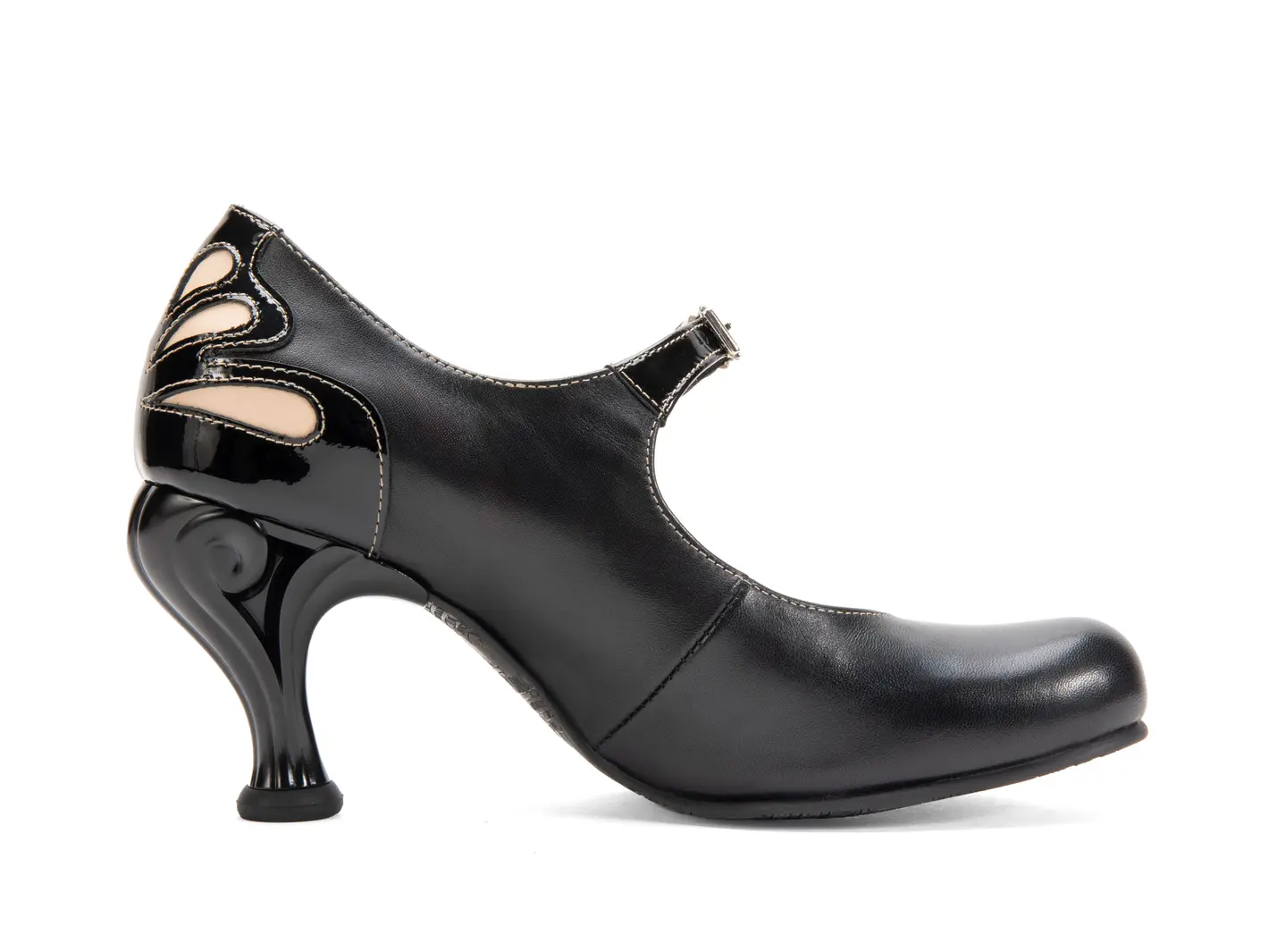 John Fluevog Intergalactic Talon Charles IX à Bride étroite