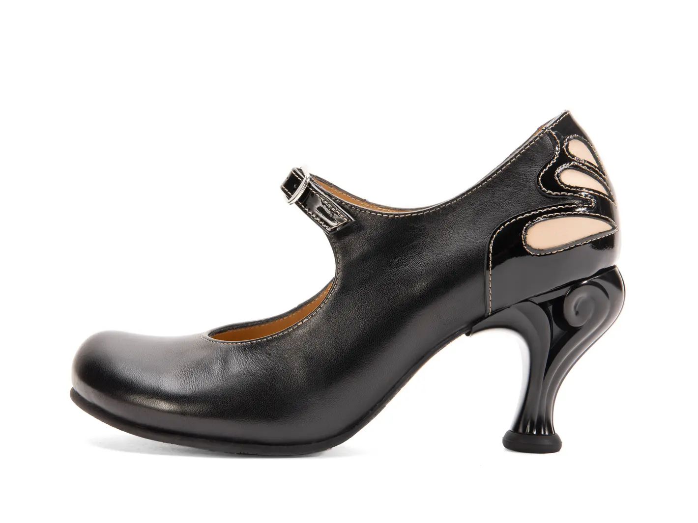 john fluevog Intergalactic Talon Charles IX à bride étroite