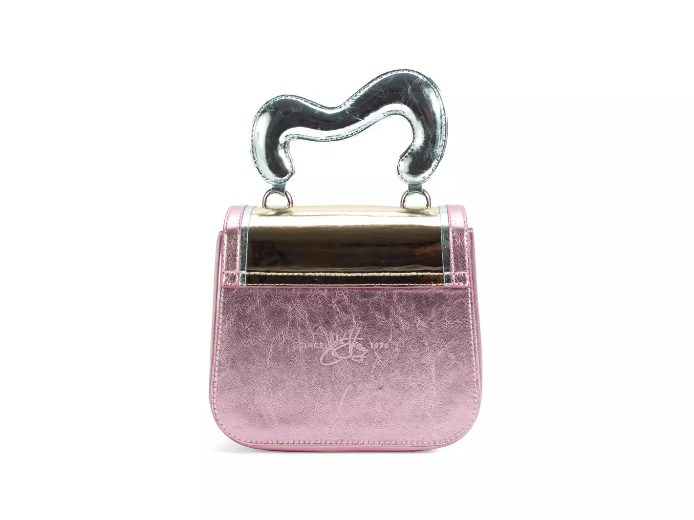 John Fluevog Jeannie Sac à Main Iridescent Avec Bretelle