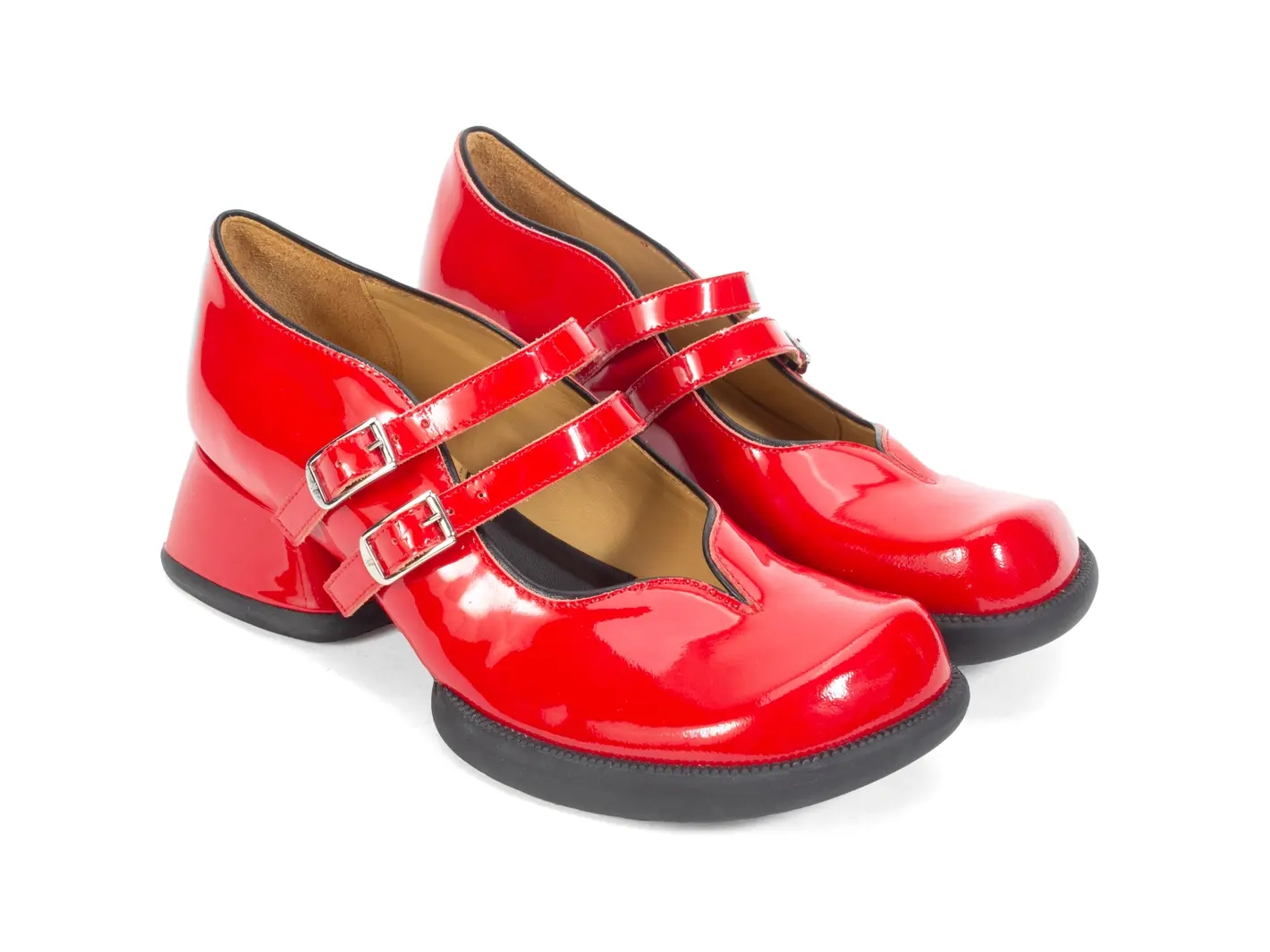 John Fluevog Amber Charles IX à Courroie Double