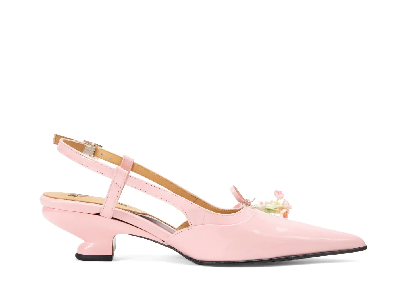 John Fluevog Arla Talon à Bride Arrière En Tweed