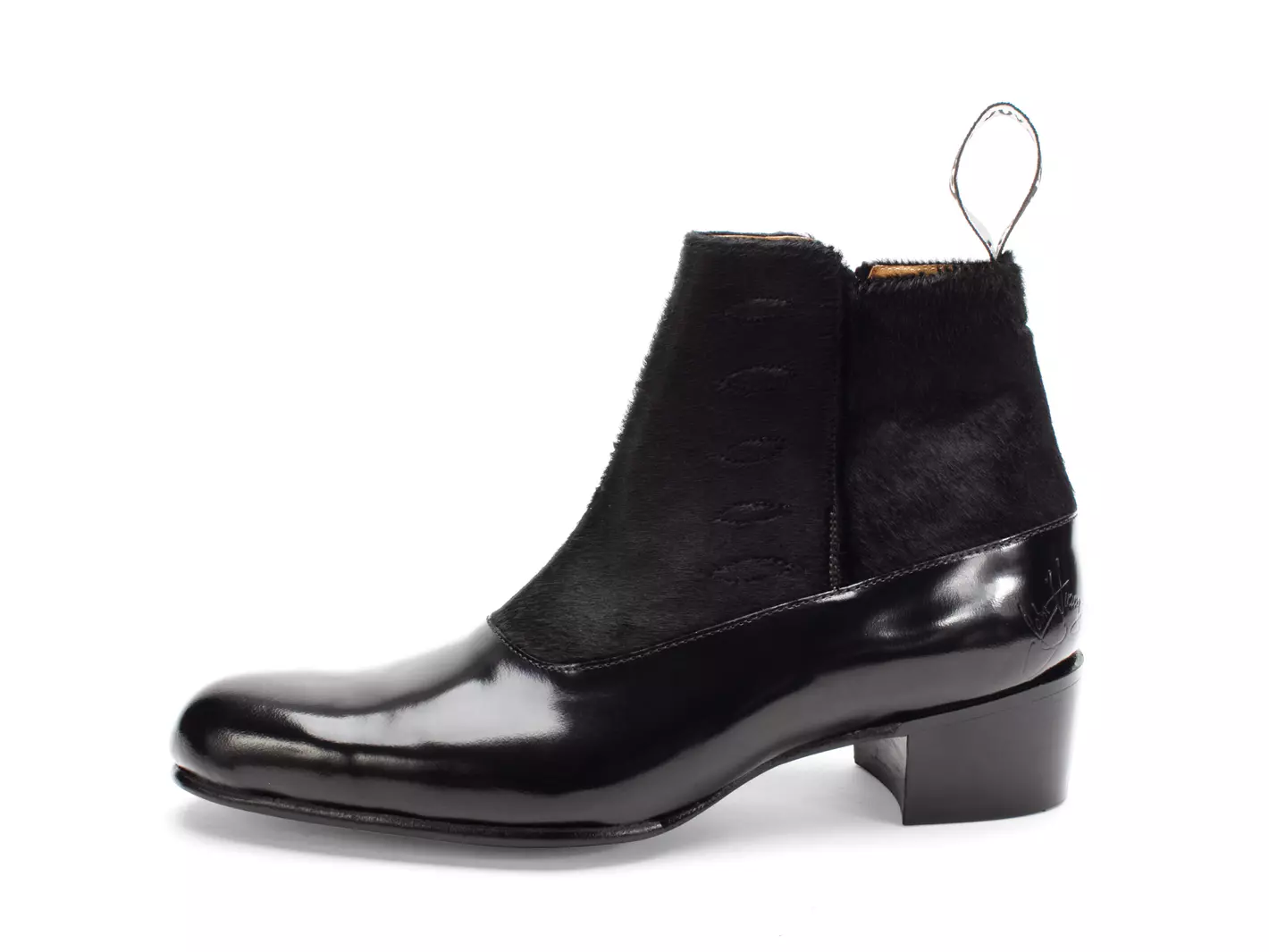 john fluevog Arthur Bottillon à fermeture éclair