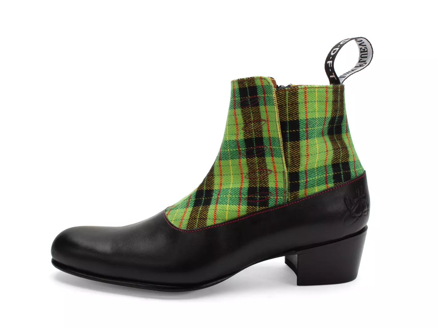 john fluevog Arthur Bottillon à fermeture éclair