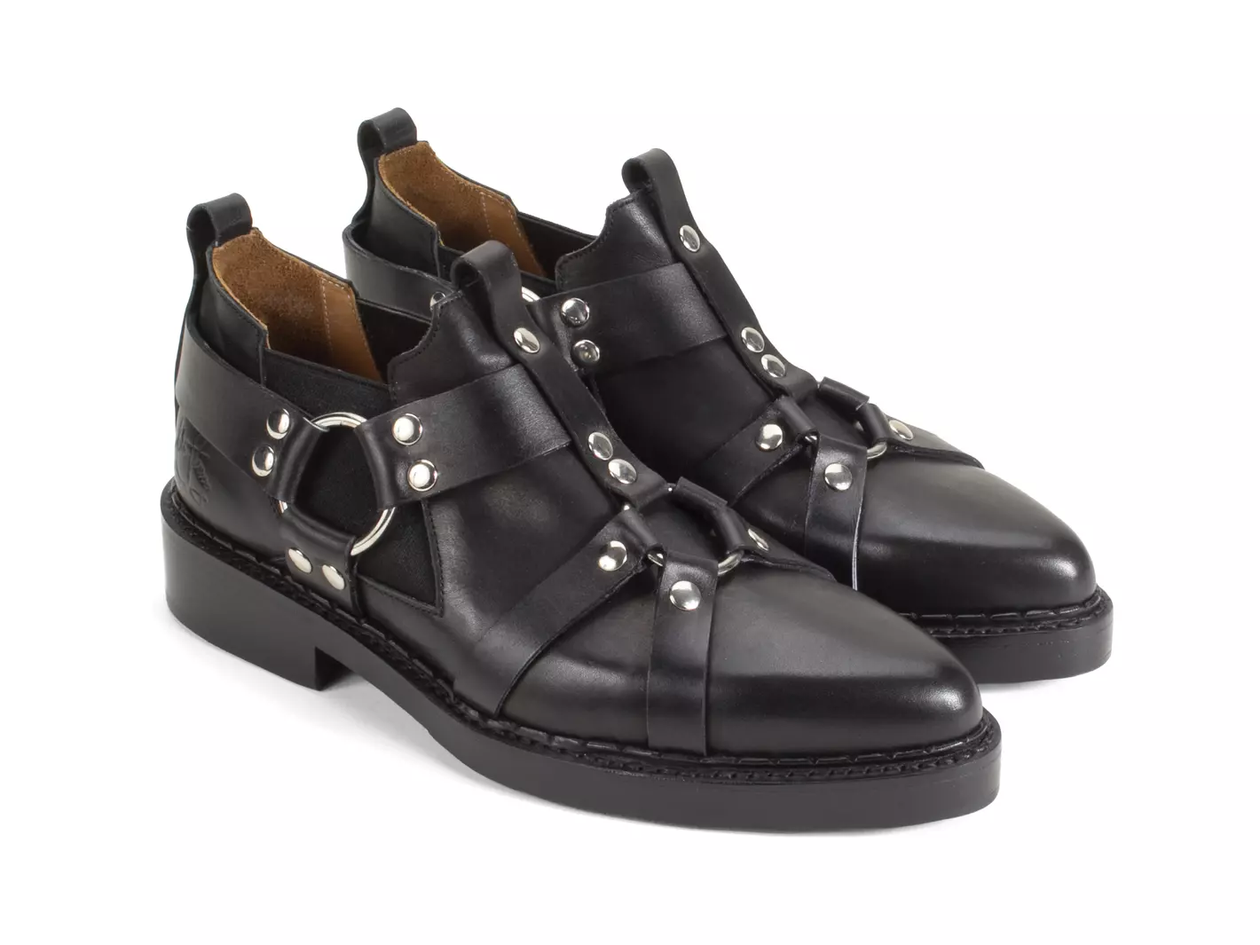 John Fluevog Axel Chaussure Cambrée à Harnais
