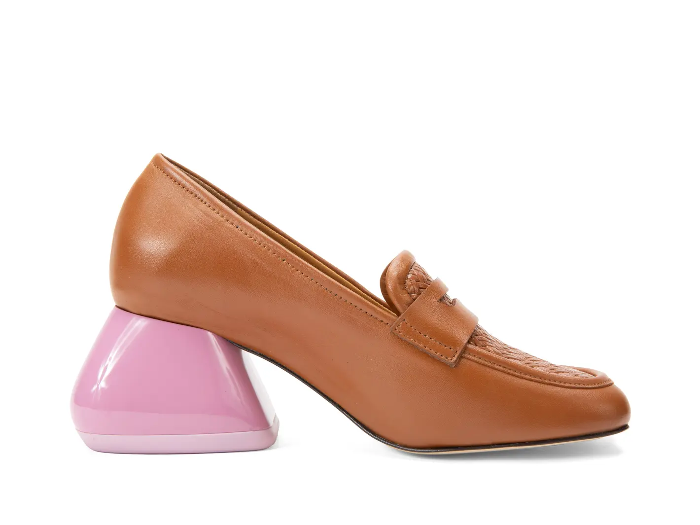 John Fluevog Bee Penny Loafer Heels