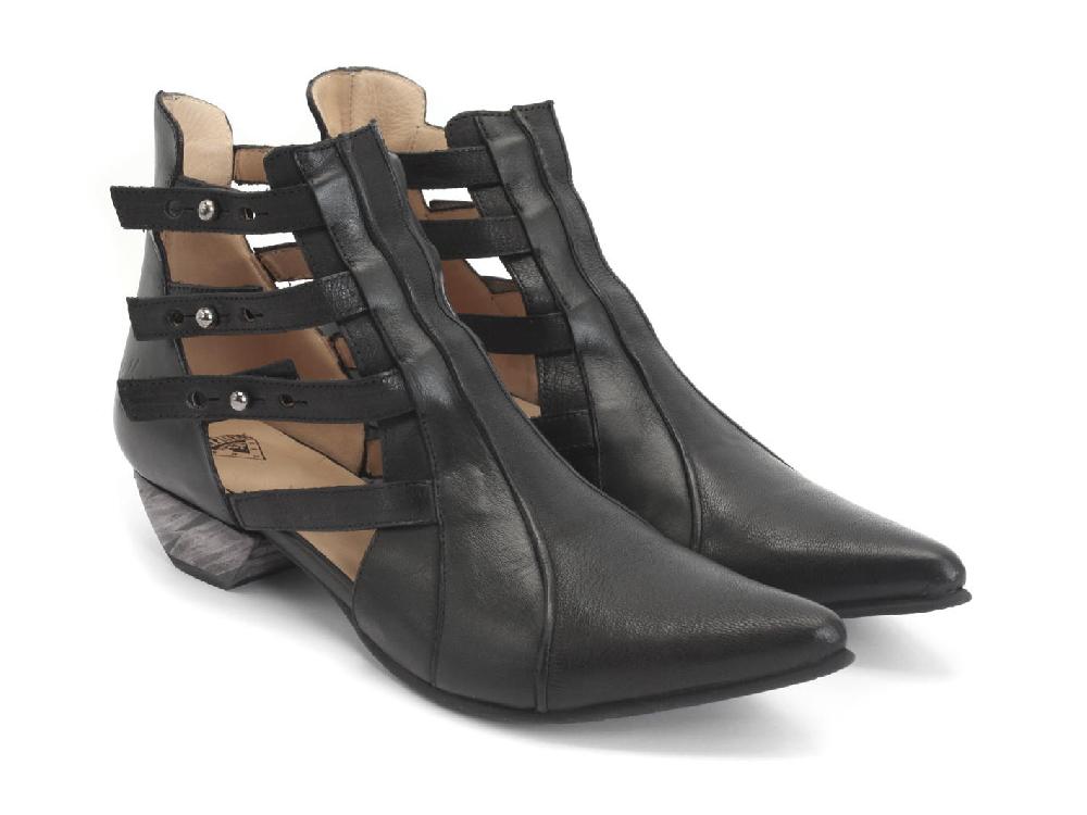 John Fluevog Bekkie Bottillon à Courroies En Cuir