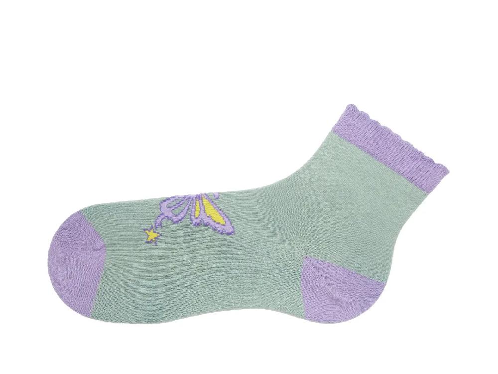 John Fluevog BonBon Scallop Cuff Socks