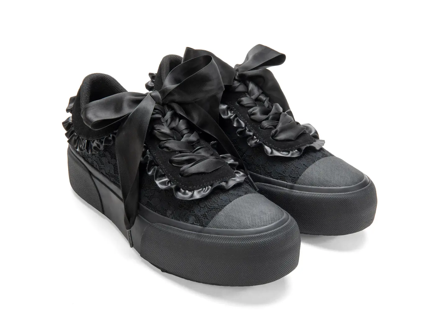 John Fluevog Cane Chaussure Lacée Avec Volants