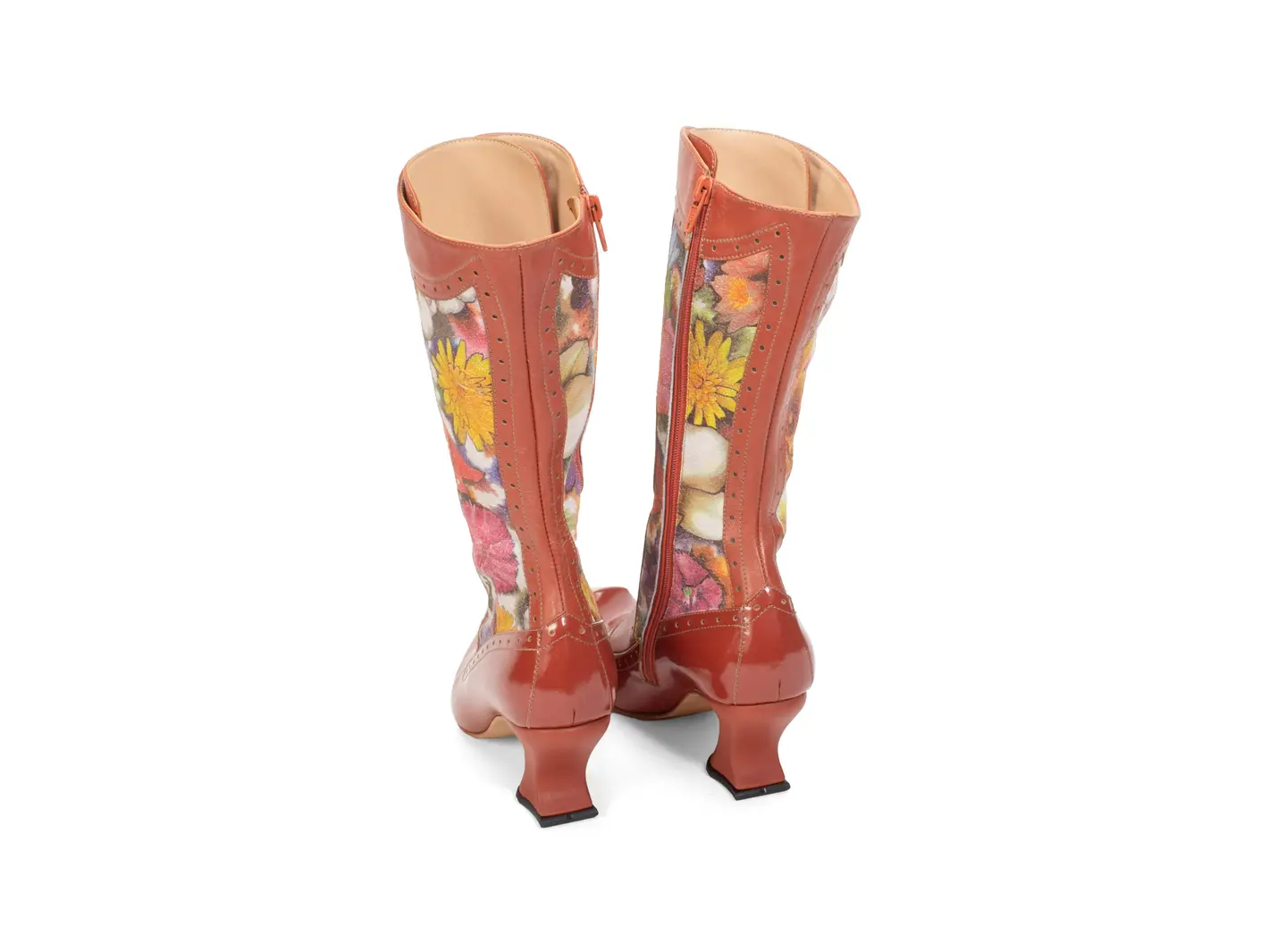 John Fluevog Chaminade Botte Au Charme D’époque