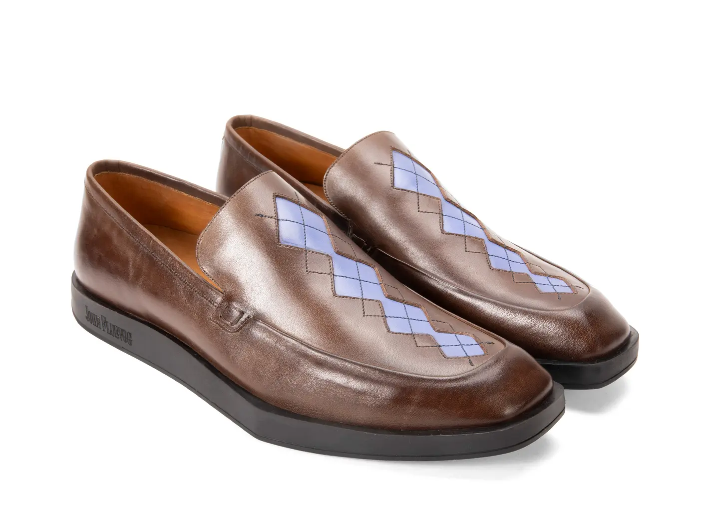John Fluevog Dapper Flâneur Avec Motif Surpiqué