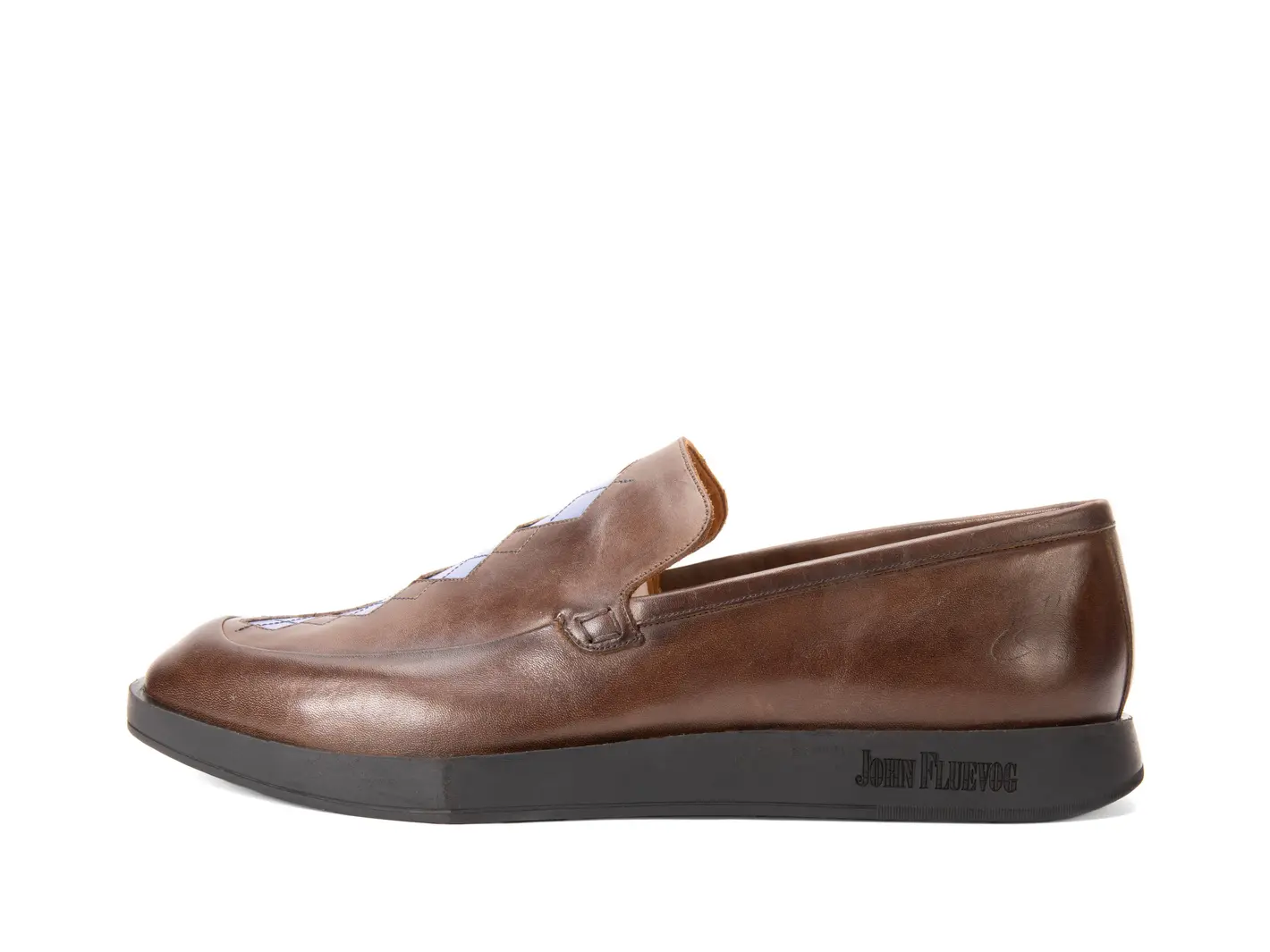 john fluevog Dapper Flâneur avec motif surpiqué