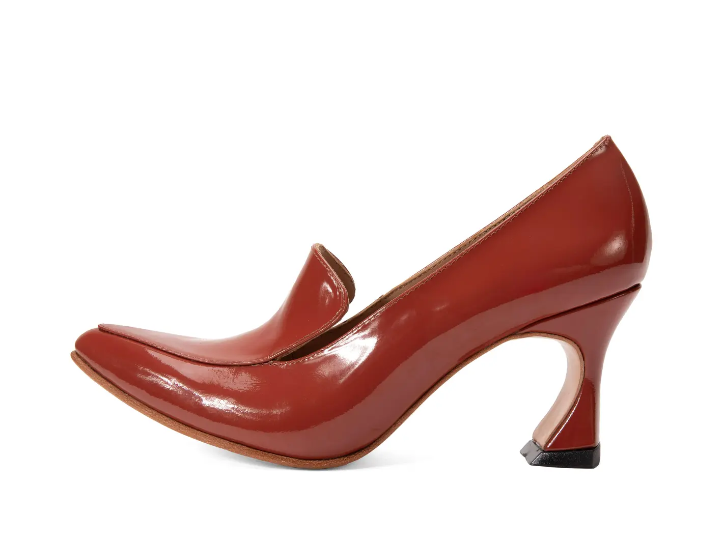 john fluevog Davis Moccassin texturé à talon