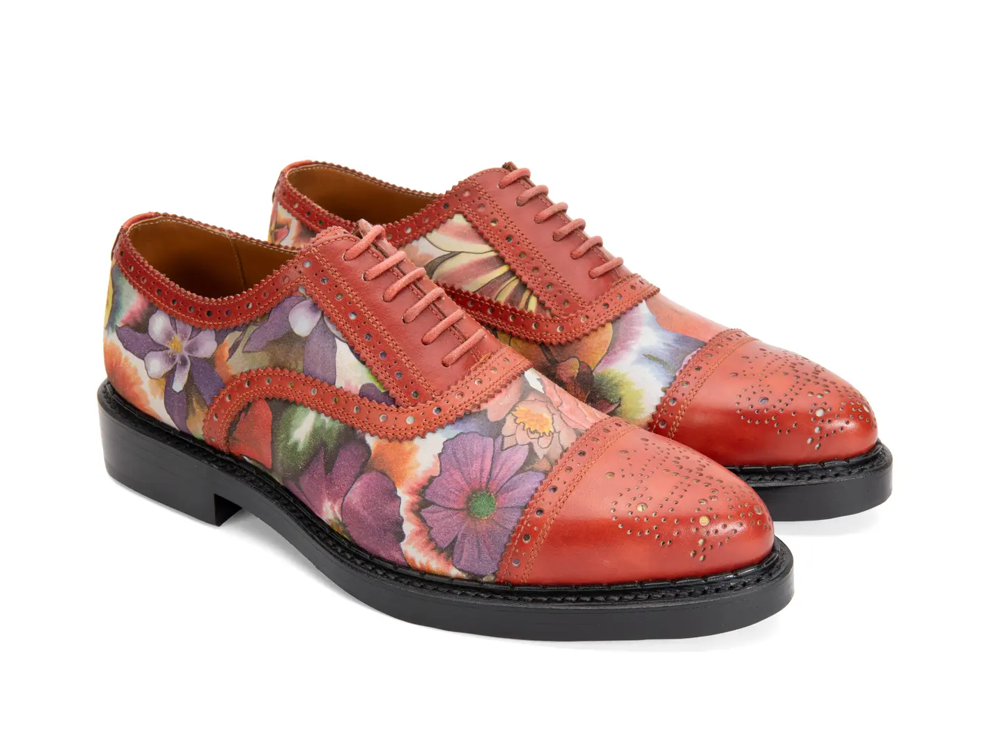 John Fluevog Edda Chaussure à Bout Fleuri Moderne