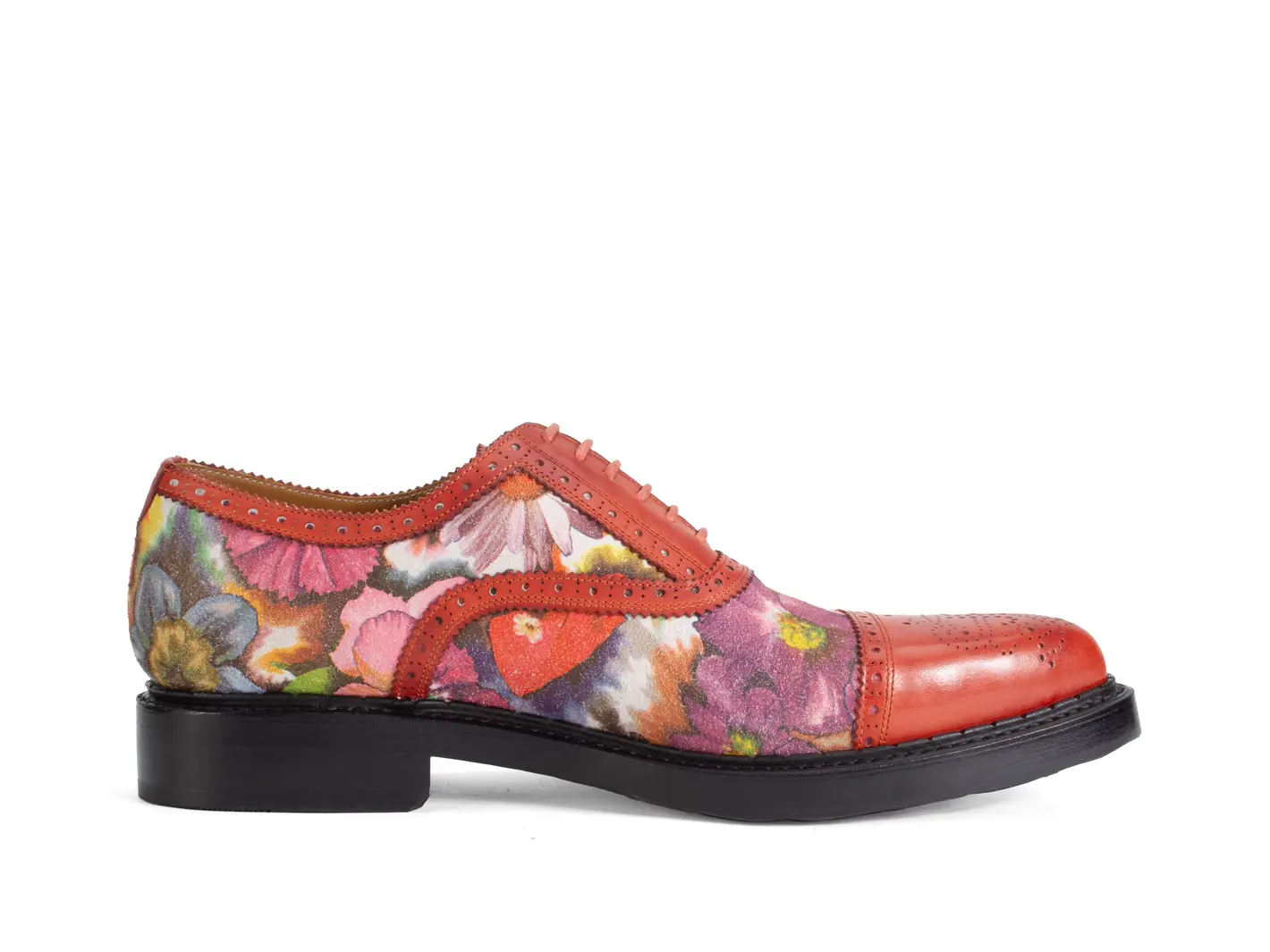John Fluevog Edda Chaussure à Bout Fleuri Moderne