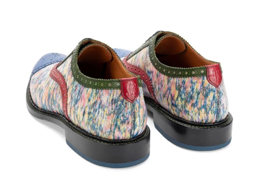 John Fluevog Edda Chaussure à Bout Fleuri Moderne