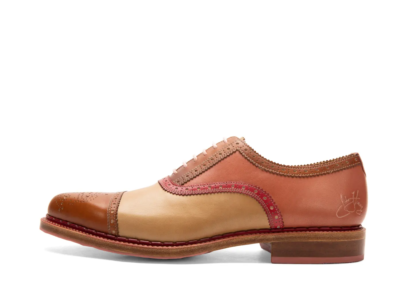 john fluevog Edda Chaussure à bout fleuri moderne