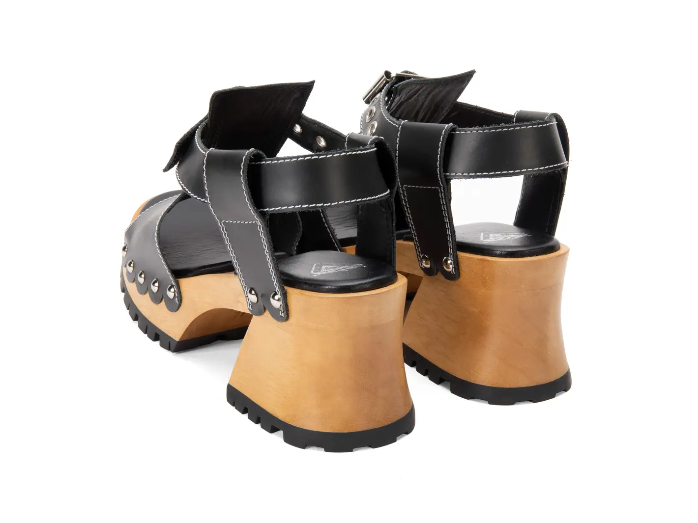John Fluevog Een Sabot Avec Bout Ouvert