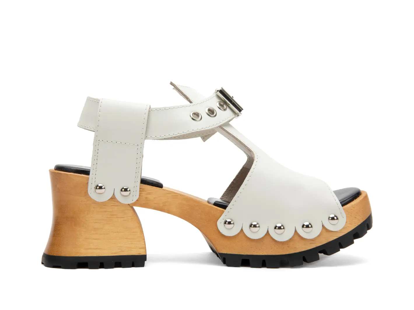 John Fluevog Een Sabot Avec Bout Ouvert