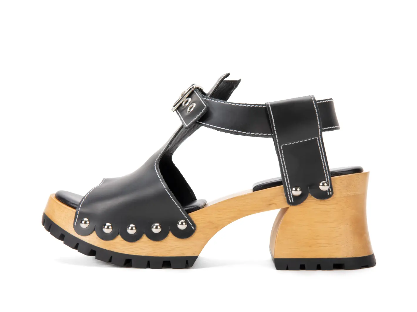 john fluevog Een Sabot avec bout ouvert