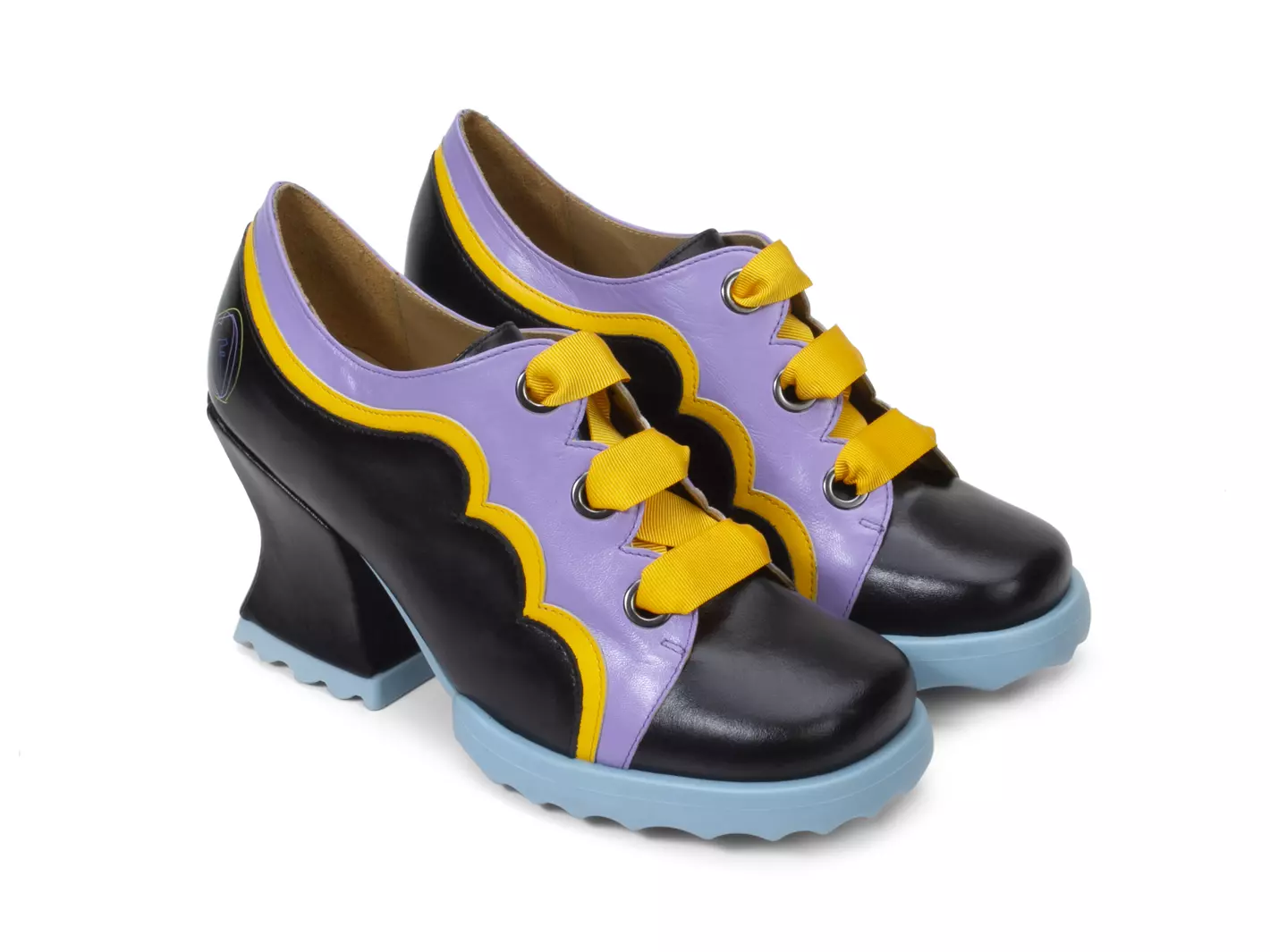 John Fluevog Fermare Talon Lacé Festonné