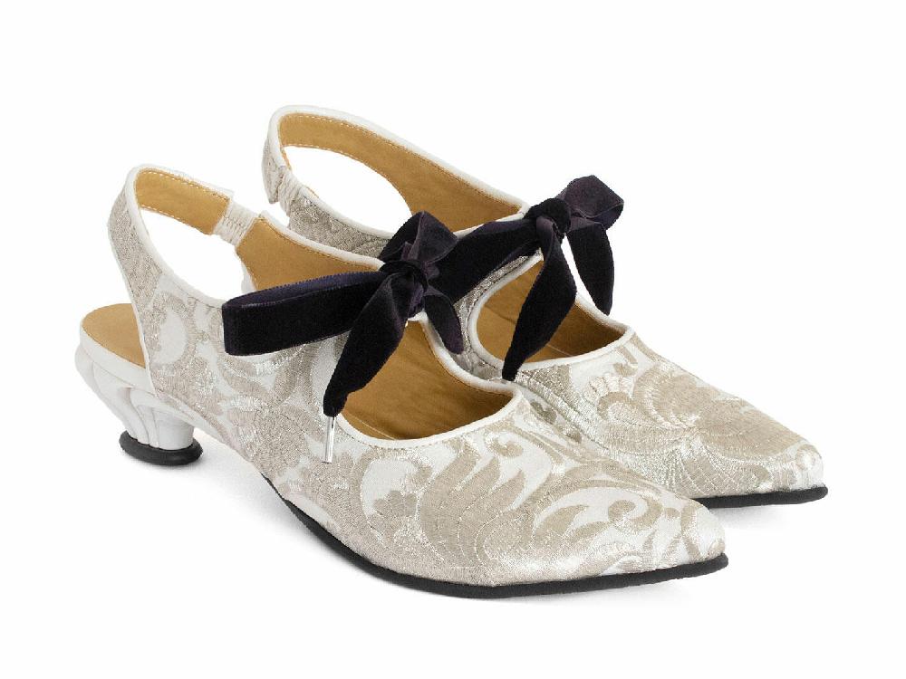 John Fluevog Ficta Talon à Bride Arrière élégant