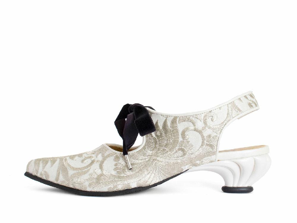 john fluevog Ficta Talon à bride arrière élégant